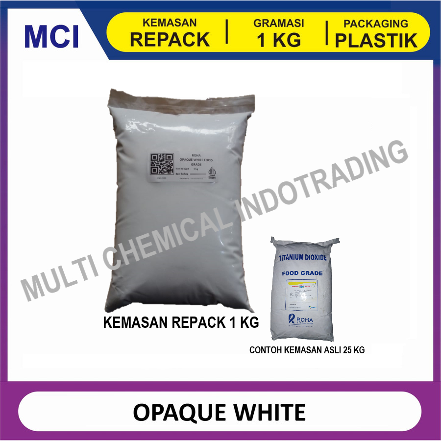 

PEMUTIH MAKANAN FOOD GRADE. OPAQUE WHITE. 1 kg