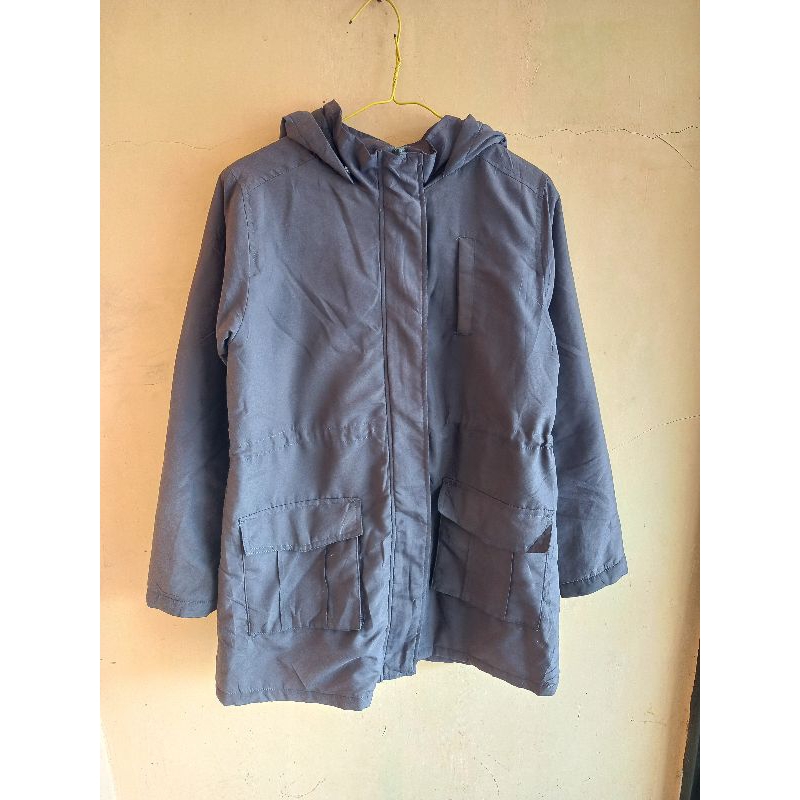 Jket parka tebal mulus bekas