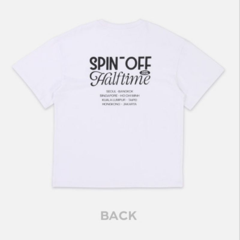 TSHIRT UNOFFICIAL SUPER JUNIOR SJ KAOS SPINOFF HALFTIME IN SEOUL ELF SIWON LEETEUK DONGHAE EUNHYUK K