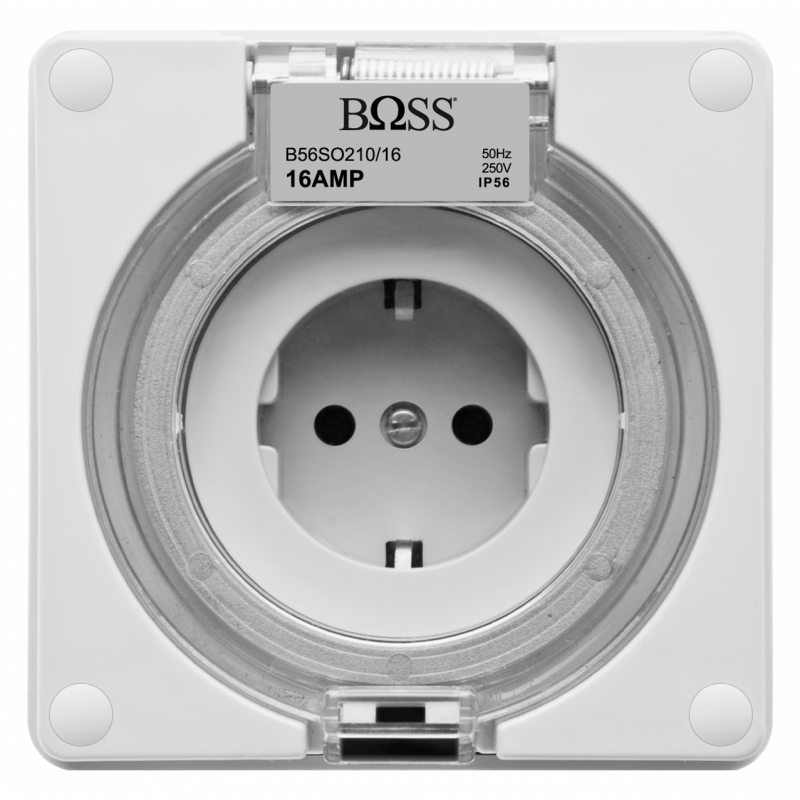BOSS B56SO210/16 SCHUKO SOCKET OUTLET