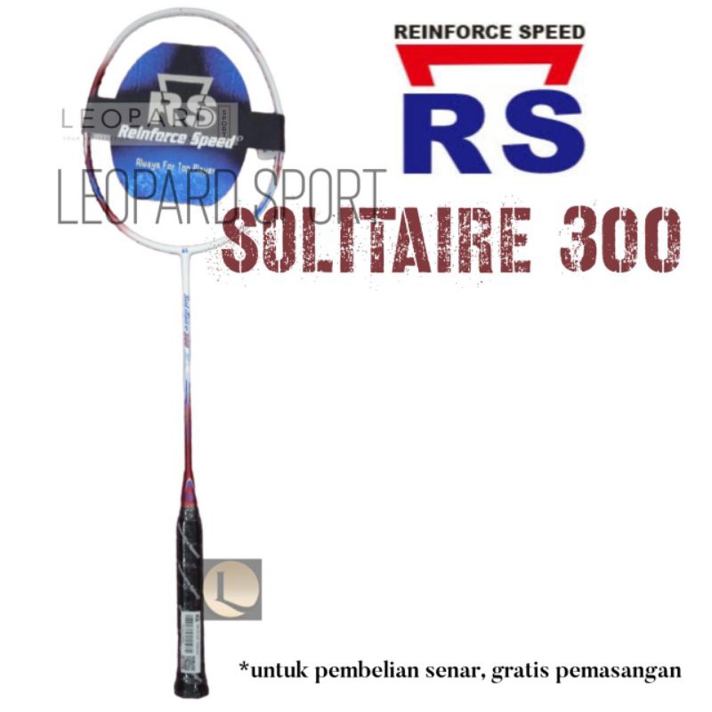 Raket Badminton RS SOLITAIRE 300 SLT-I / Raket RS