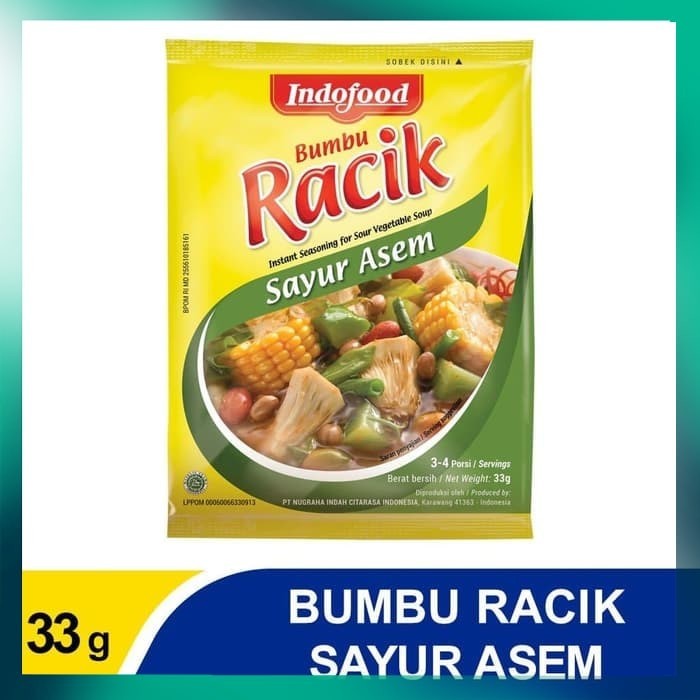 

Racik Sayur Asem 33gram 1renceng isi 10sachet|promo murah