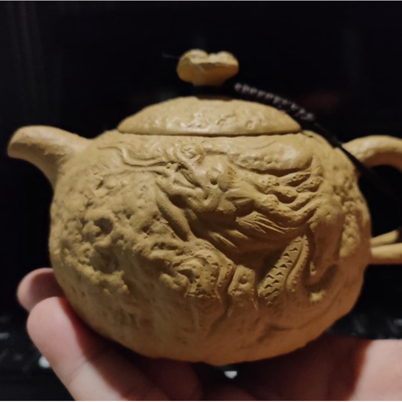 Authentic Yixing Zisha TeaPot Handmade Ukir Naga