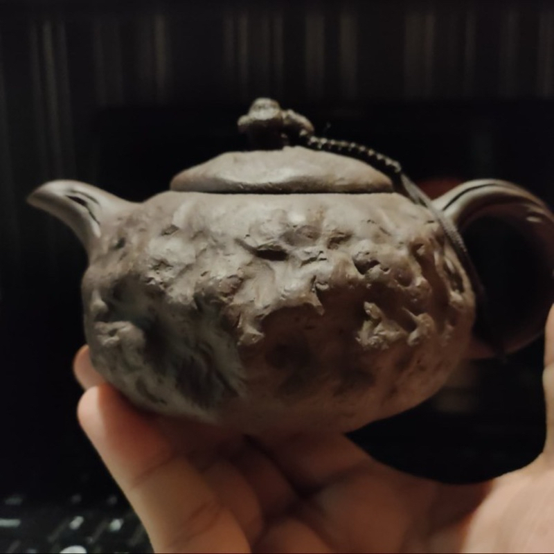 Authentic Yixing Zisha TeaPot Handmade Motif Mushroom