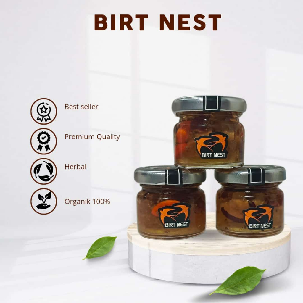 

Minuman Sarang Burung Walet Superfood Healthy Bird's Nest 25ml x 3 botol 100% Asli