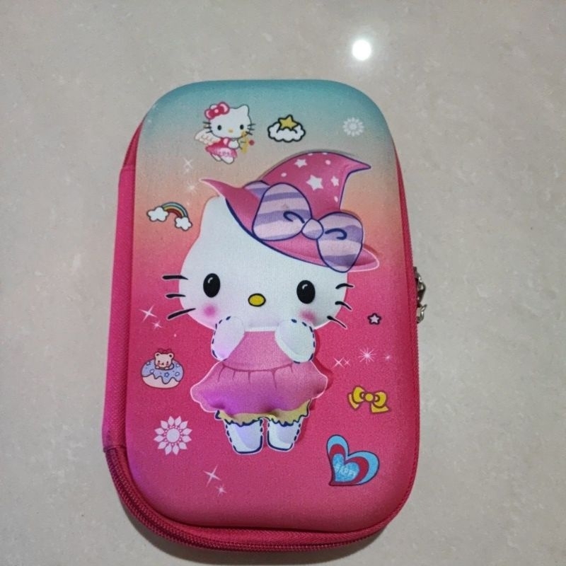 

pencil case kotak pensil tempat pensil hello kitty