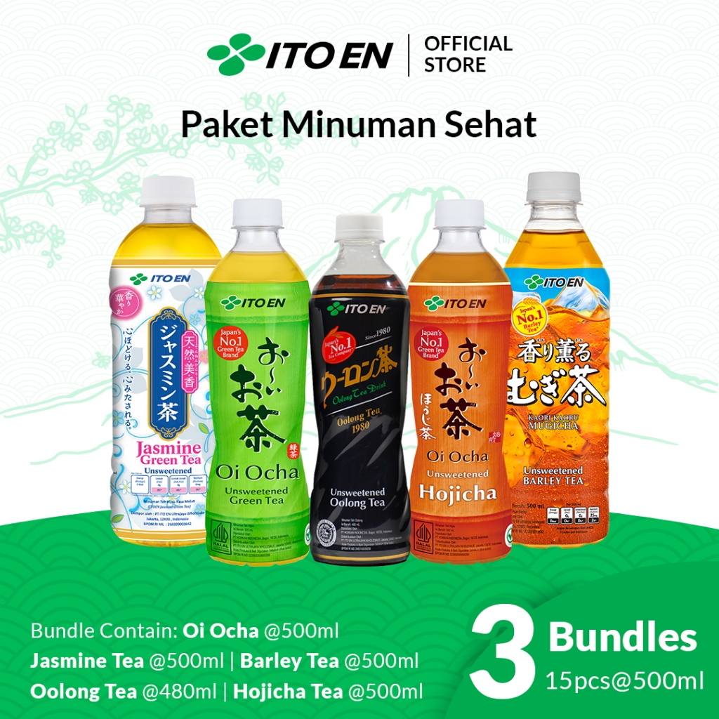 

ITO EN Paket Minuman Sehat No Sugar isi 3 pcs - 5 Varian Rasa