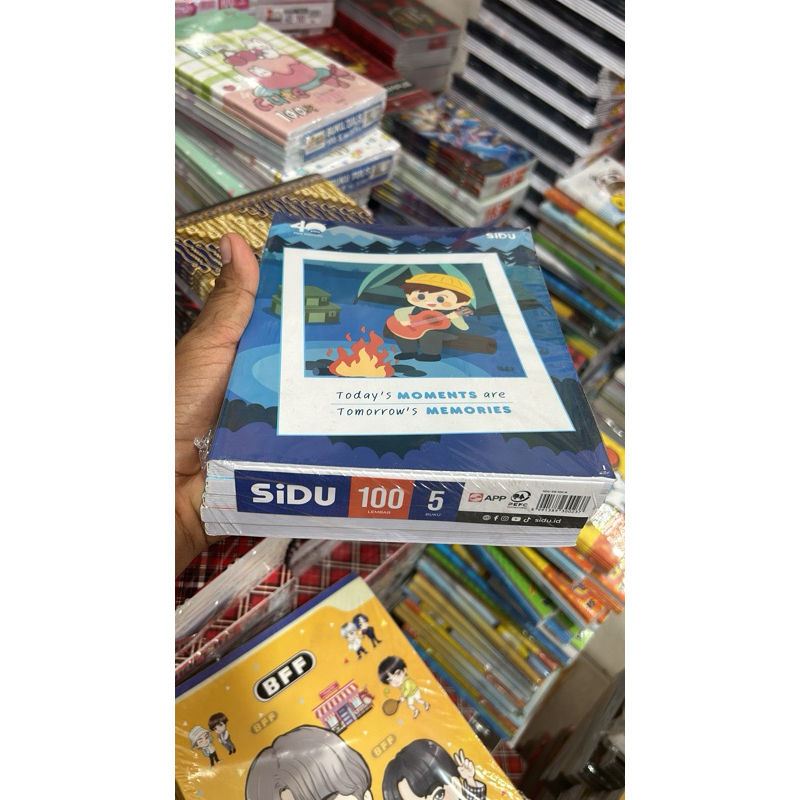 

COD buku tulis sidu 100 lembar 5 pcs