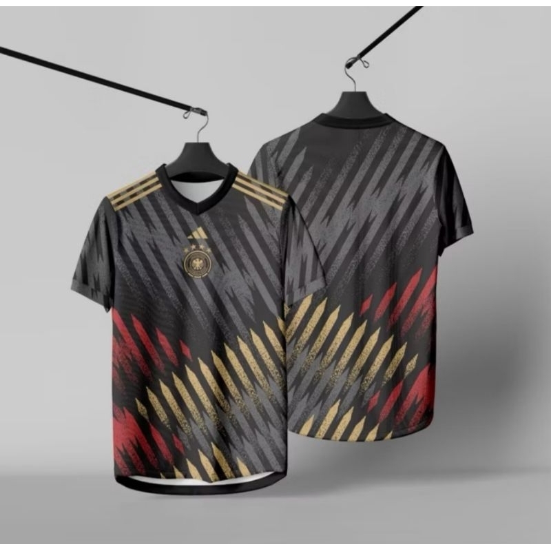 Jersey Bola Jerman Prematch Euro 2024 Full Printing