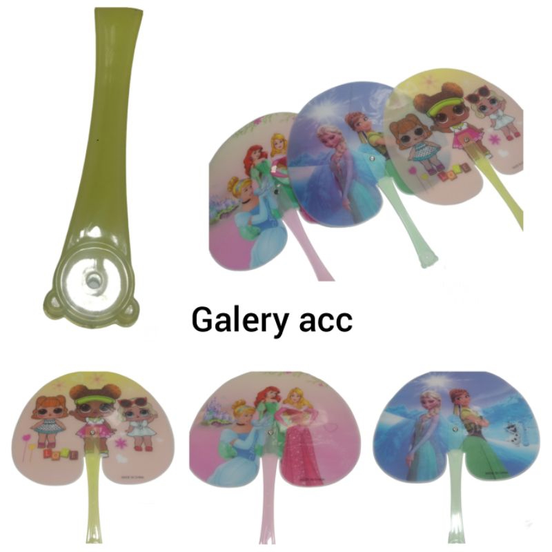 Kipas Tangan/Kipas Tangan Manual/Kipas Mika/Kipas Karakter//Kipas Tangan Manual/Kipas Anak Uk Jumbo 