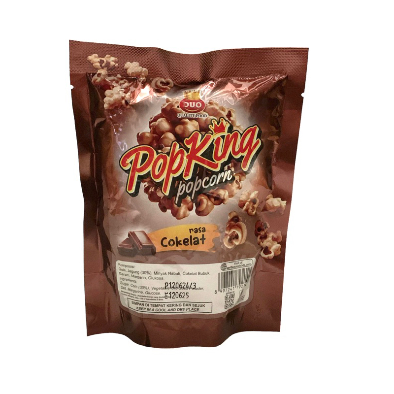 

Pop king popcorn rasa cokelat 20 gr