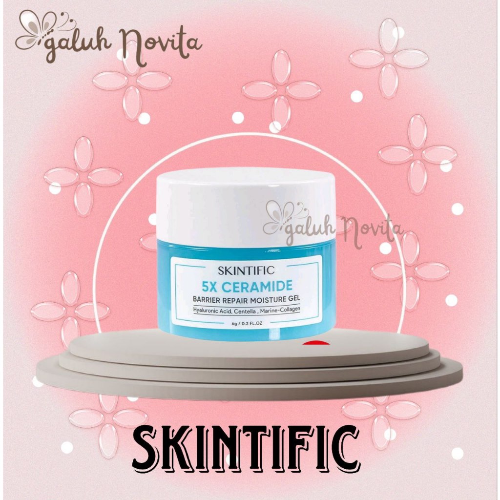 SKINTIFIC Moisturizer 5x Ceramide Barrier Repair Moisture Gel Travel Size 6gr MINI