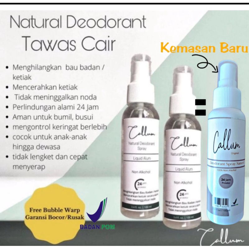 DEODORANT SPRAY TAWAS CALLUM