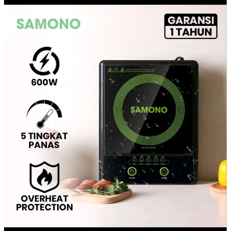 Kompor listrik samono low watt WS 01 kompor induksi Samono