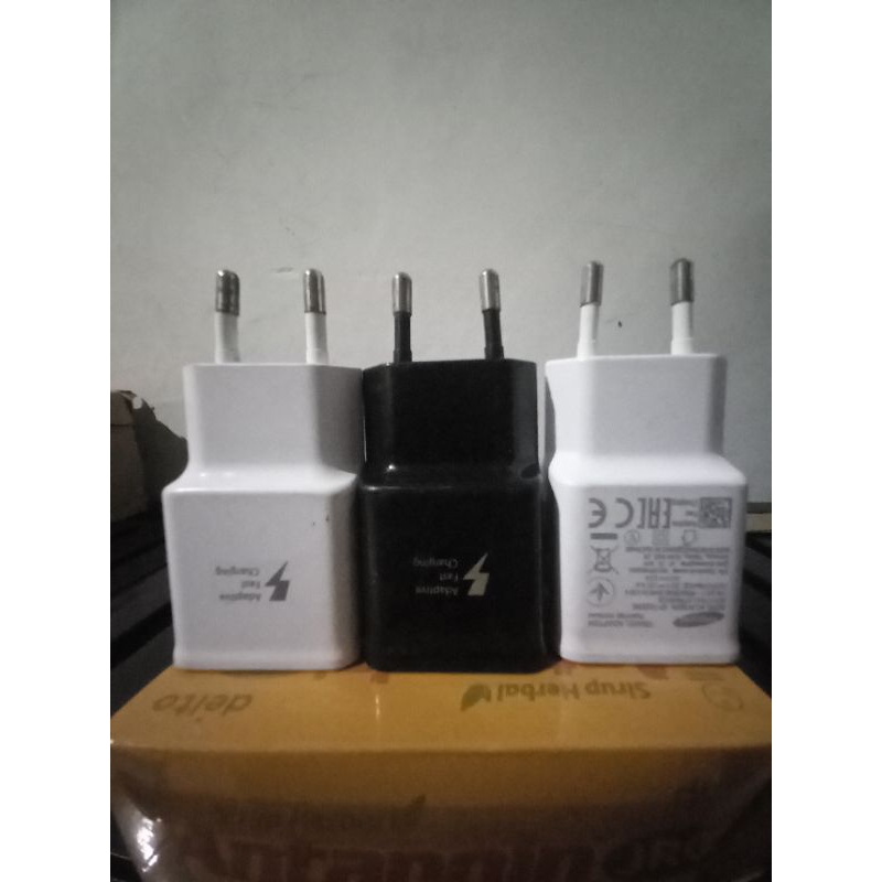 Charger Samsung fast charging sablon 15w second ori 100% cabutan hp M20 M30 M50 A3 A5 A7 A8 A20 A30 