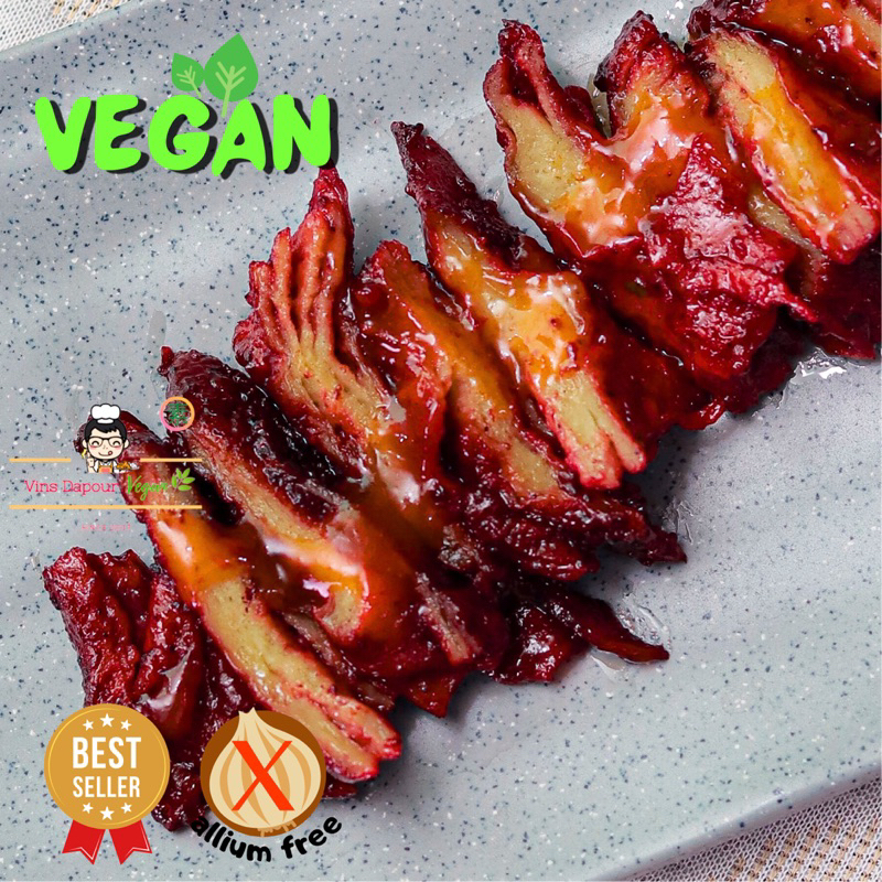 

Vinsdapourvegan - Daging Merah / Chasio Vegan Homemade Frozen Food Bahan Beku Allium Free Vegetarian Plant-Based Friendly 450gr