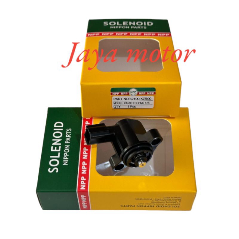 Sensor Solenoid Selenoid Cuk Langsam IACV Vario techno 125 Fi Vario 125 LED Vario 150 LED KZR Npp