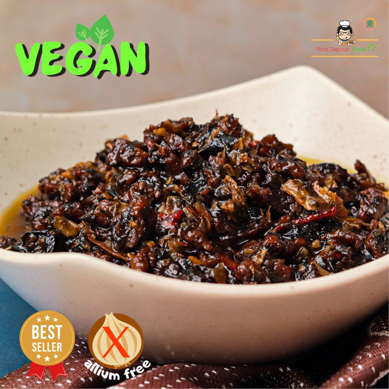 

Vinsdapourvegan - Sambal / Sambel Rumput Laut Vegan Homemade Frozen Food Bahan Beku Allium Free Vegetarian Plant-Based Friendly 220gr