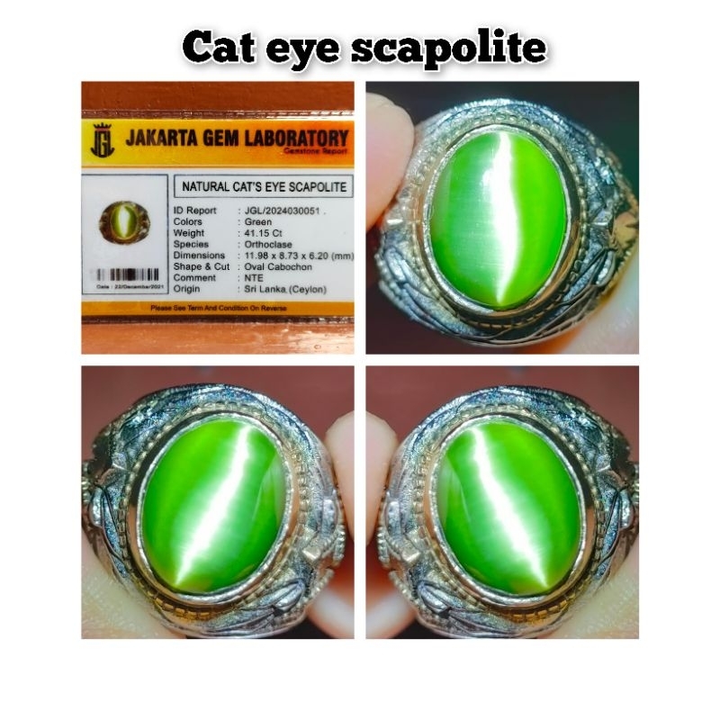 CINCIN BATU PERMATA CAT EYE SRILANKA