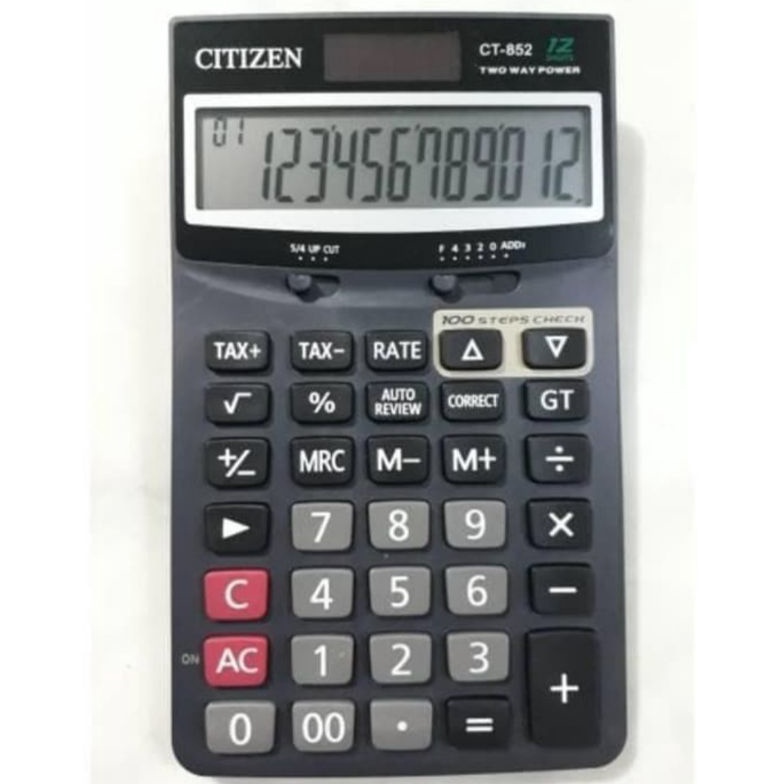 

PROMO SPESIAL KALKULATOR MEJA CITIZEN CT 852 Check Correct Calculator CT862