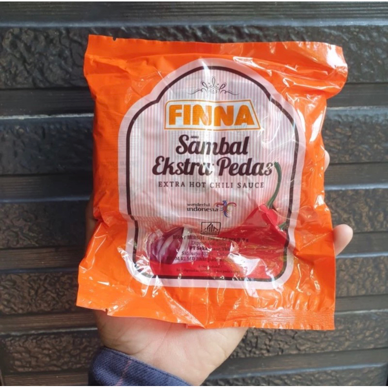 

Finna Saus Sambal extra Pedas 9gr x 22pcs | Saus Extra hot Finna | Saus Pedas