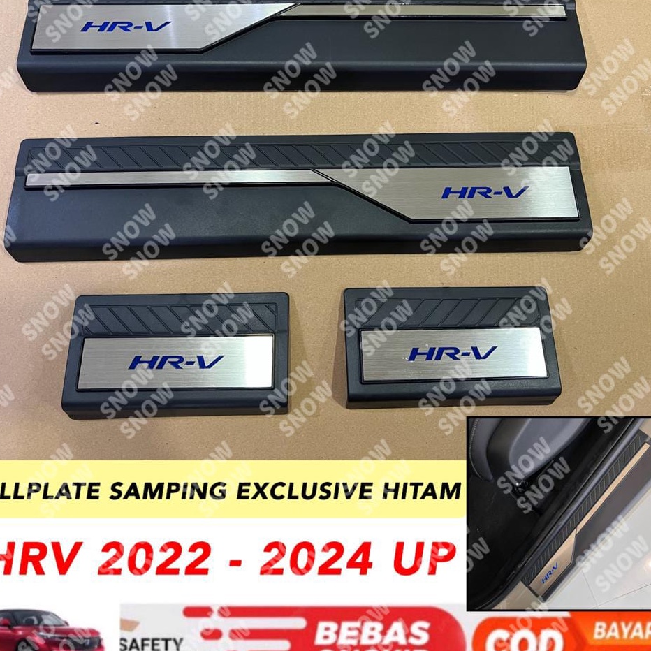 FG2 Sillplate Samping Honda HRV HRV 222 223 224 225 up Exclusive Hitam Chrome
