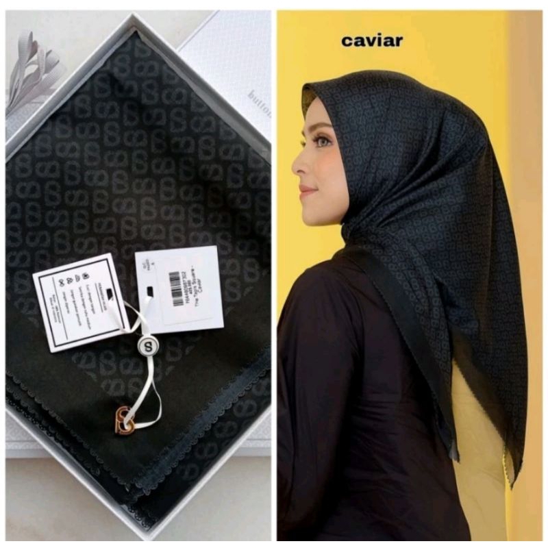 Hijab Buttonscarves Motif Tapis Series