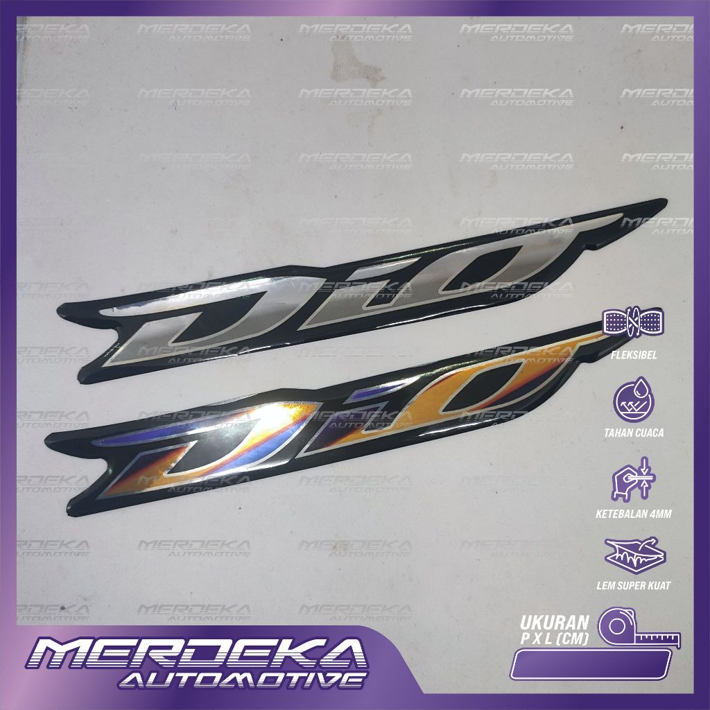 emblem timbul honda dio spacy / emblem timbul honda dio / emblem spacy dio