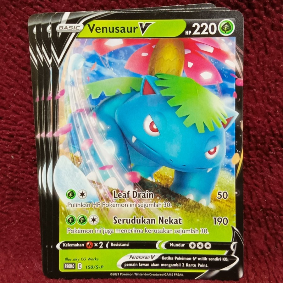 Venusaur V Promo 150/S-P - Pokemon TCG Indonesia