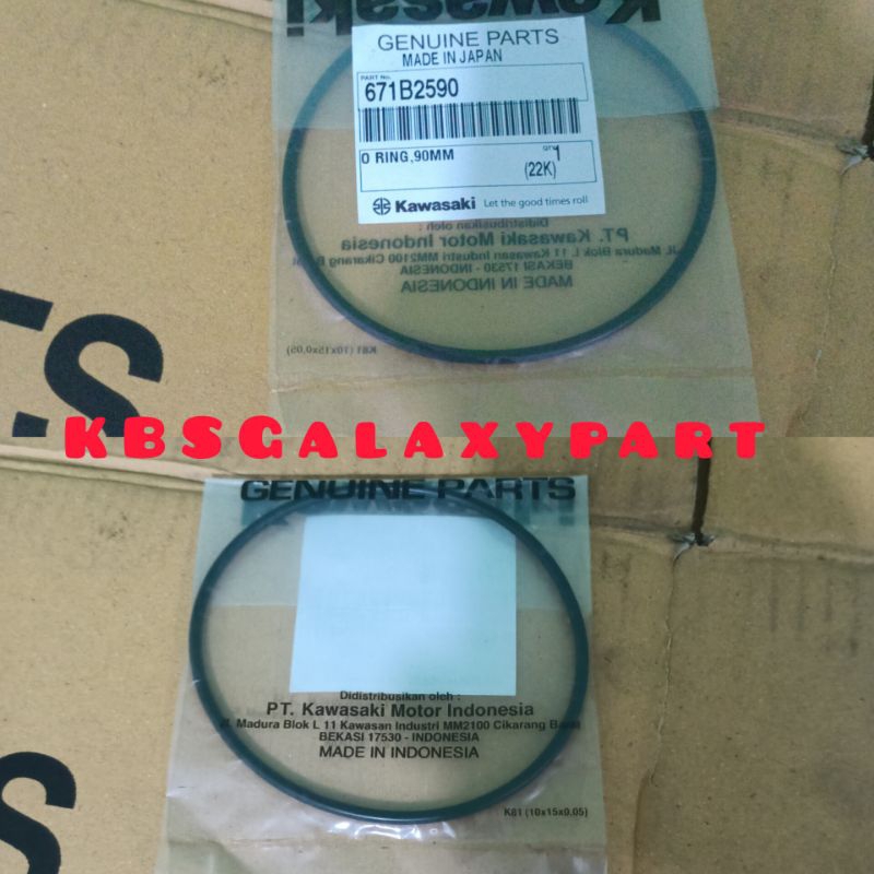 oring karet filter oli Ninja 250 karbu 250R original