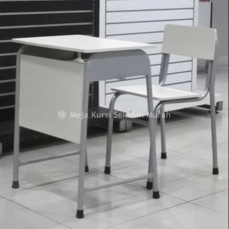 meja kursi komputer meja sekolah laci slide meja belajar laci sliding 1 set meja kursi komputer