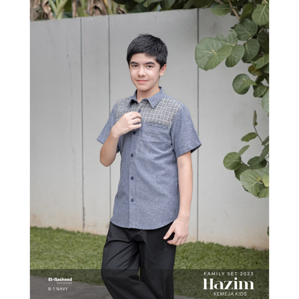 ️️ KEMEJA HAZIM KIDS by EL-RASHEED