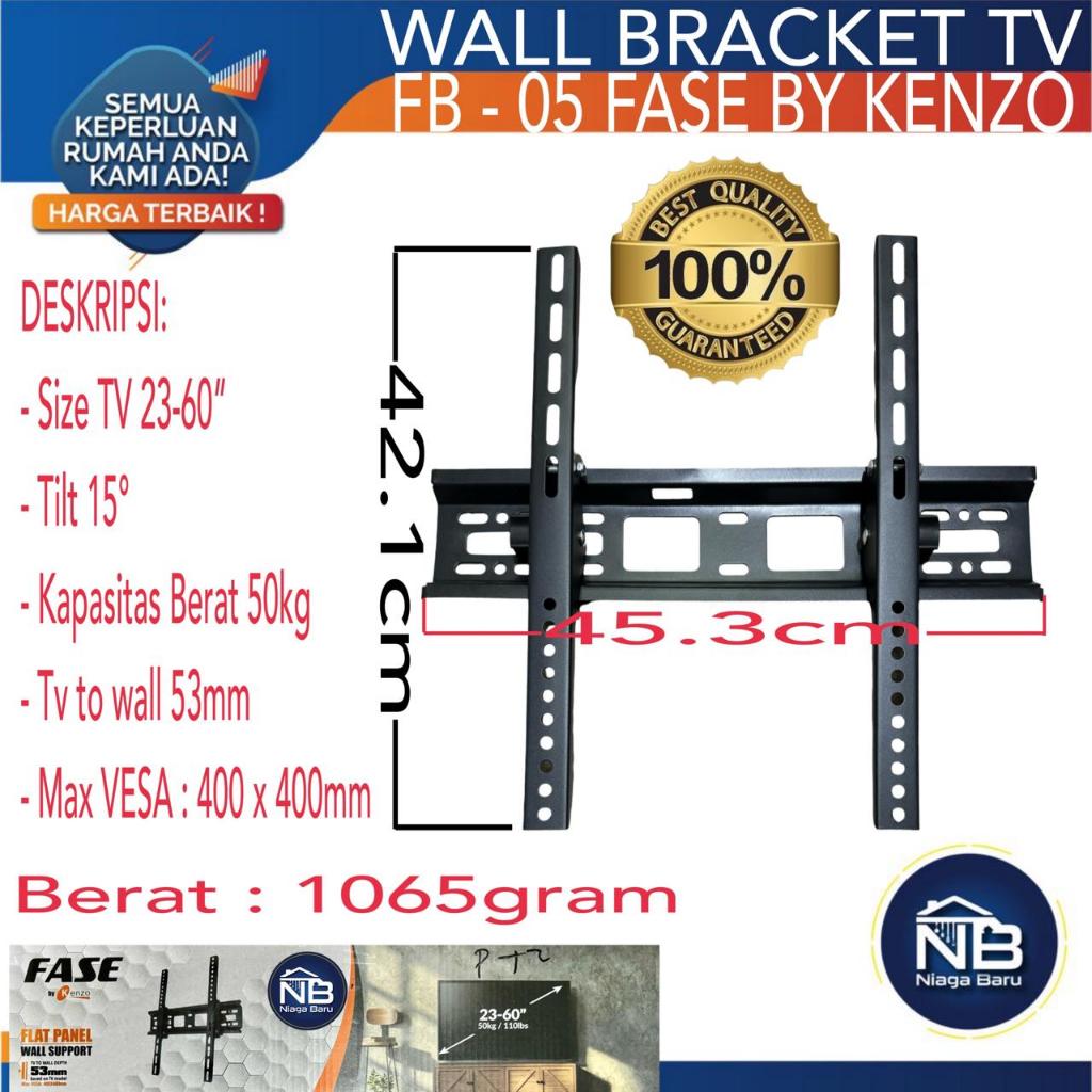 Bracket Tv 23inch-60inch FASE