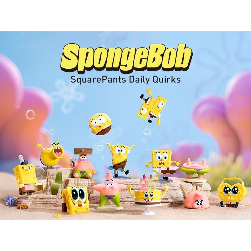 Pop Mart - Spongebob Squarepants Daily Quirks Series BlindBox (12Designs)