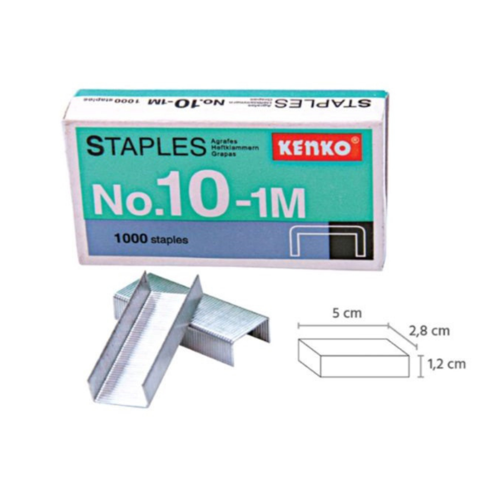 

Kenko Isi Staples No.10-1M ( 1000 staples ) / Isi Stapler