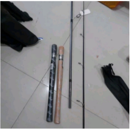 Alat Pancing Kuat Joran Pancing Daido Stingray Sawfish 165 180 Solid Carbon 2 Reelseat