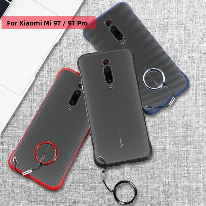 Case REDMI K20 / MI9T PC FREE GANTUNGAN Matte Casing Frame Borderless MATTE Frameless
