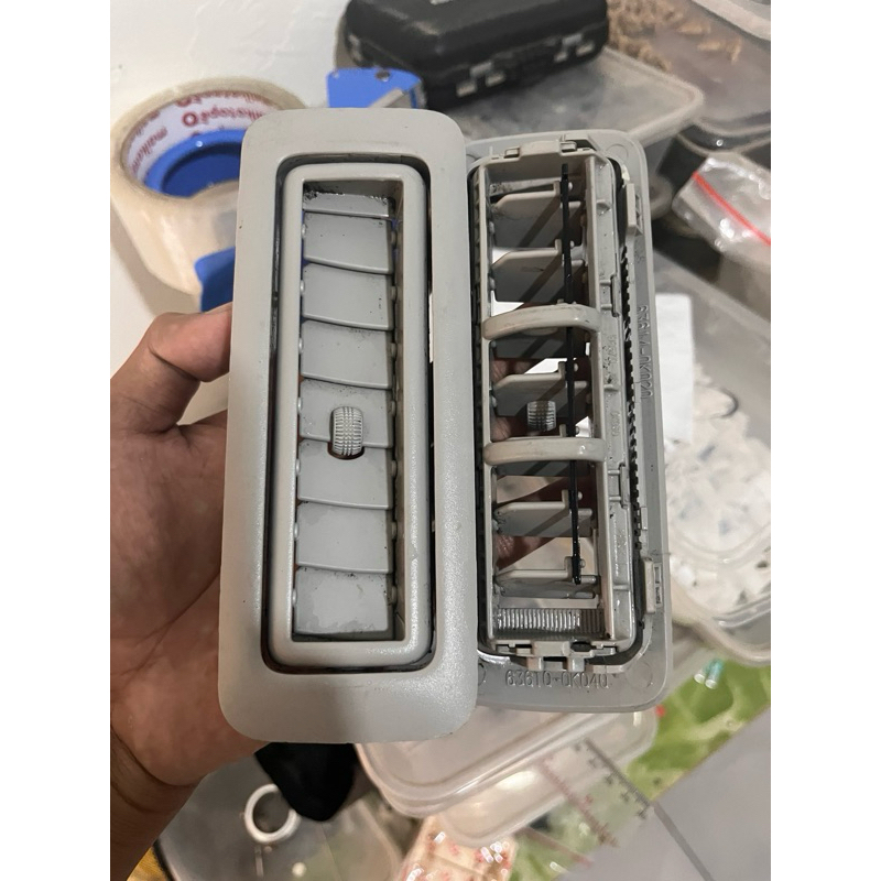 Kisi-kisi AC belakang Innova reborn Fortuner vrz srz 2016-2021 kisi2 AC double blower