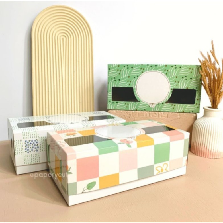 

Box Dus Kotak Packaging Kue Toples Cookies Cake Hampers 20 x 10 x 7 cm