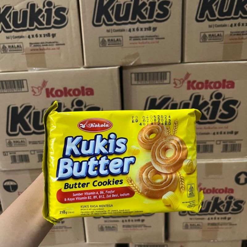 

Kukis kokola 218 gram 1 dus isi 24 pcs