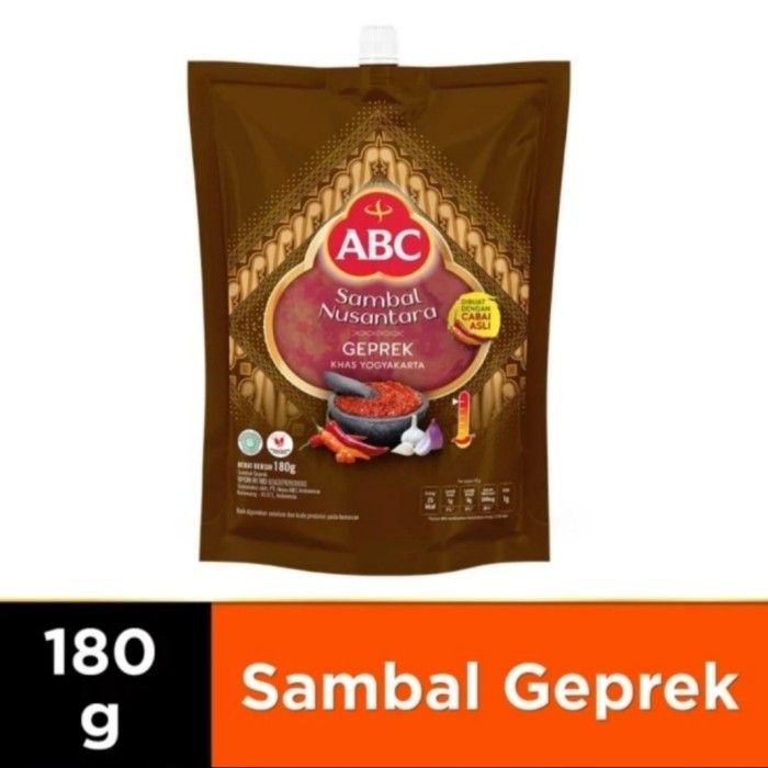 

abc sambal nusantara geprek pch 180gr