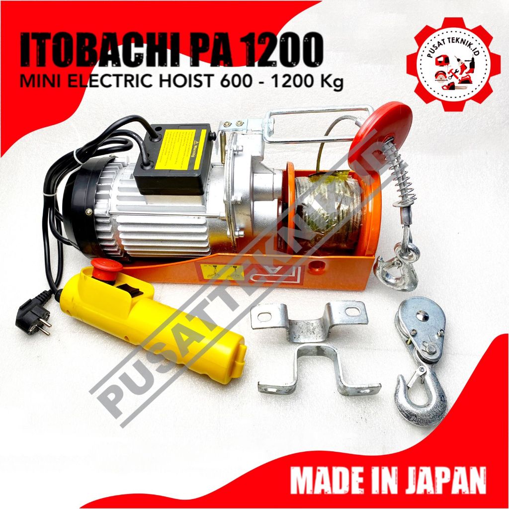 ELECTRIC HOIST PA1200 MINI HOIST PA1200 ITOBACHI ELEKTRIK HOIST PA1200