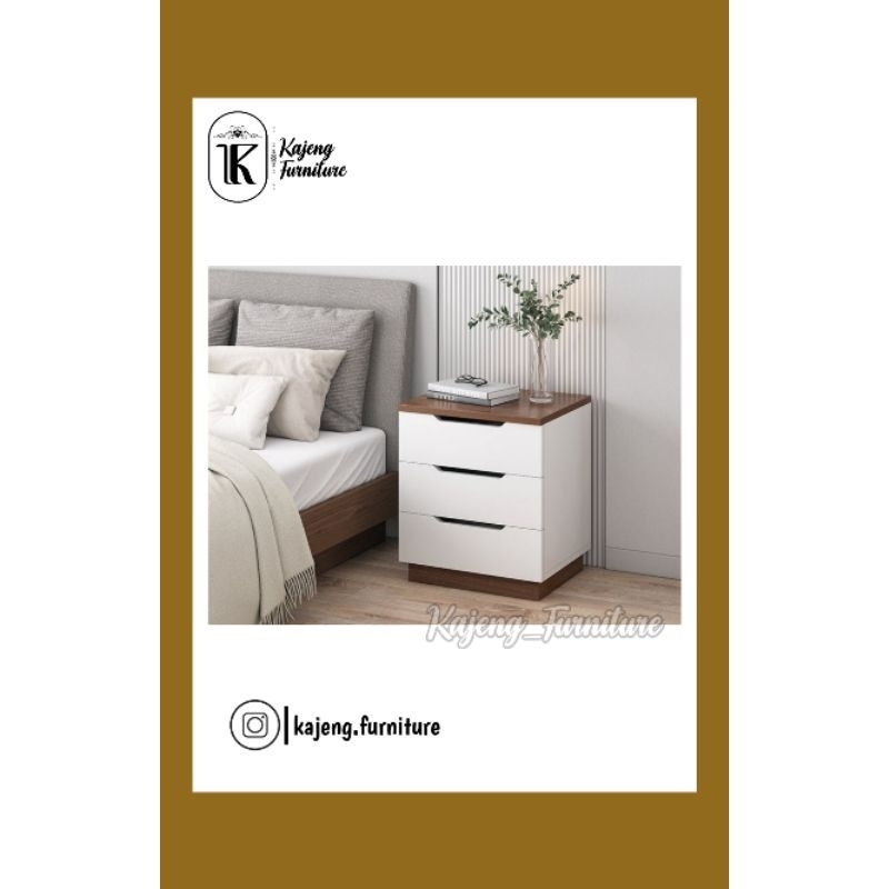 Meja nakas samping tempat tidur, meja nakas bed side, meja nakas multifungsi, meja nakas minimalis, 