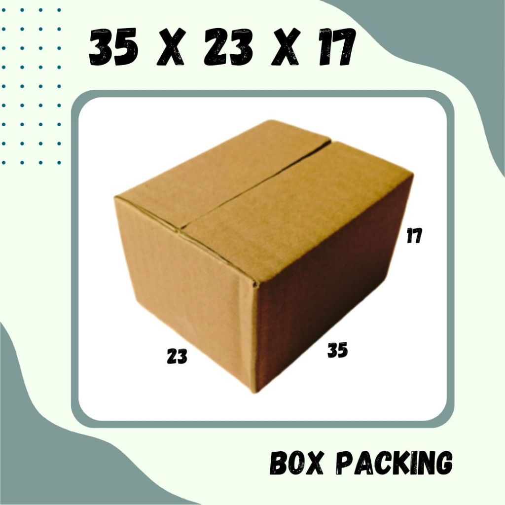 

Kardus AMDK 35x23x17 (24x330ml) Box Packing Karton Dus Kotak Kemasan Air Minum Jamu Minuman