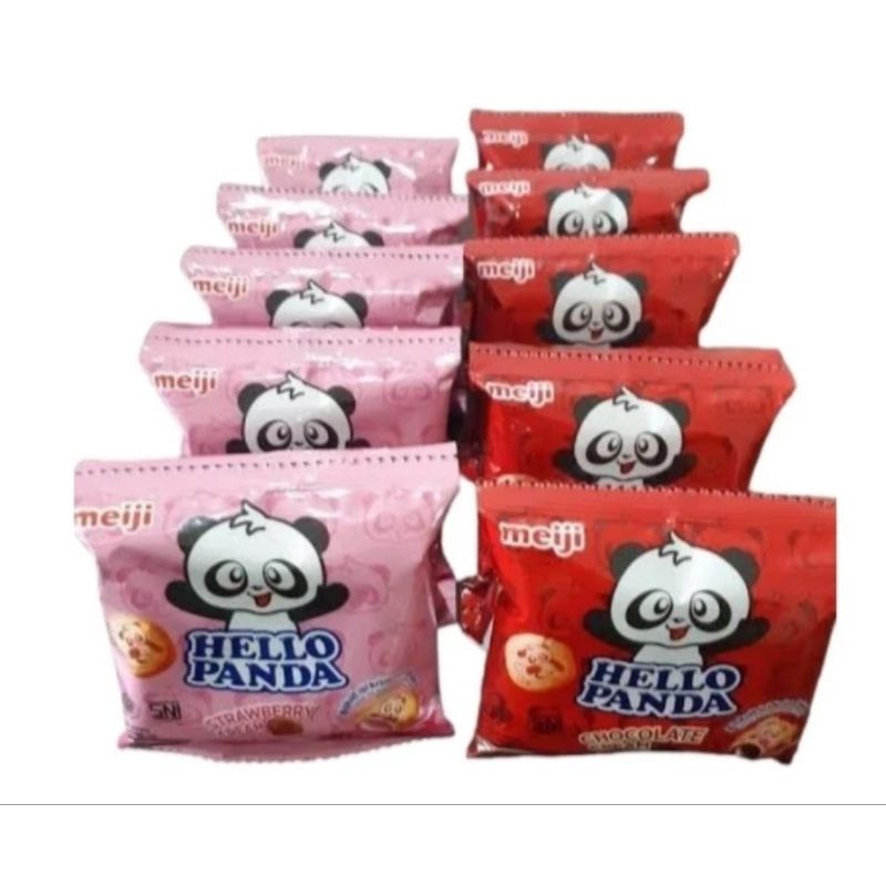 

MEIJI HELLO PANDA RENCENG (10 PCS X 10 GRAM) ALL VARIAN CHOCO / STRAWBERRY