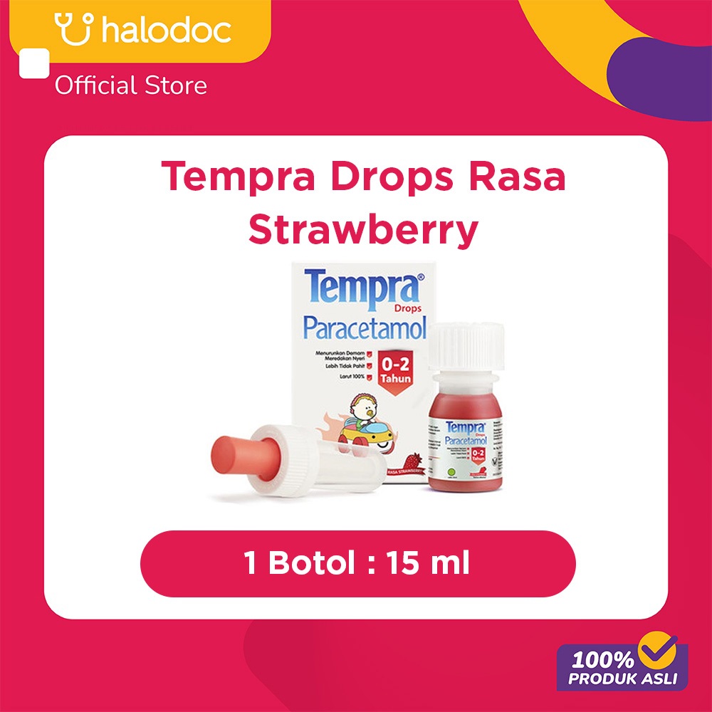 Tempra Drops Rasa Strawberry 15 ml