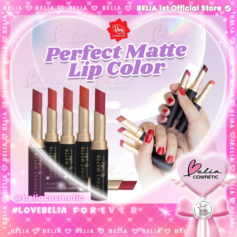 ❤ BELIA ❤ VIVA Queen 100% Ori Perfect Matte Lip Color 2.5g ( lipstik lipstick viva )