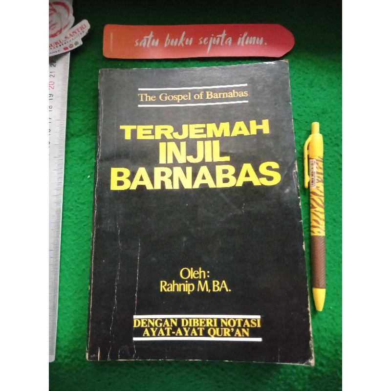Buku Terjemah Injil Barnabas by Rahnip MBA.
