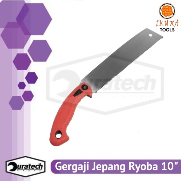 Promo Ikura Tools Gergaji Ryoba Jepang 1 Sisi Gergaji Kayu 10 Inch Lentur - Gergaji Manual Tangan