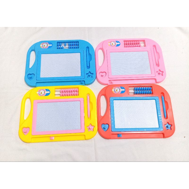 

MAINAN DRAWING BOARD PAPAN TULIS MAGNET SLIDE ERASER MAGNETIC BOARD